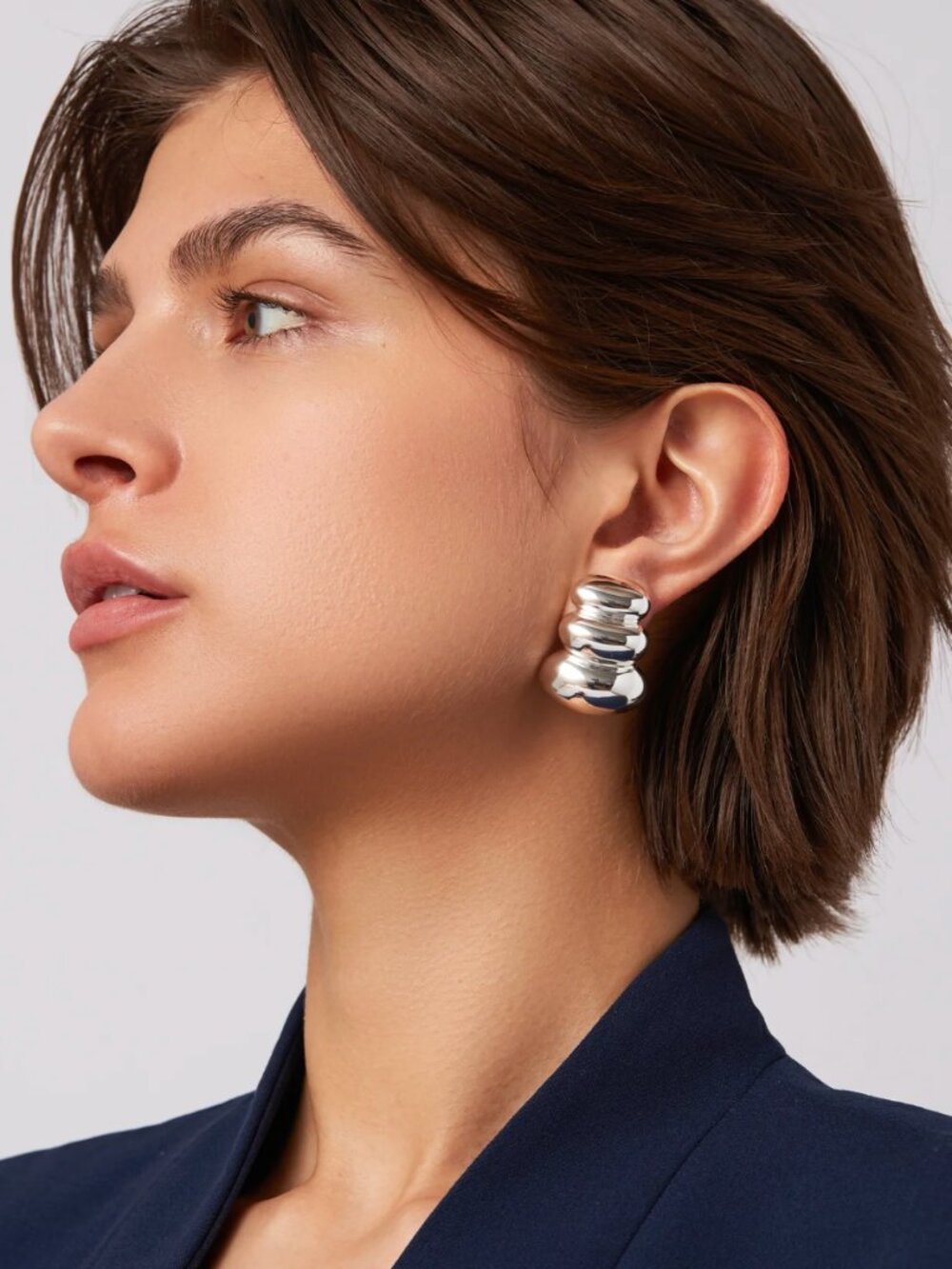 Jenny Bird non-stop earrings in silver